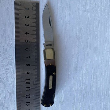 【原野】施拉德摺疊小刀銅頭小刀庫存清倉小刀