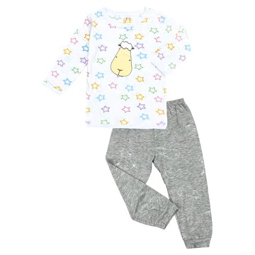 baa baa sheepz 抱抱羊 居家睡衣 9~10歲  白色 + 灰色