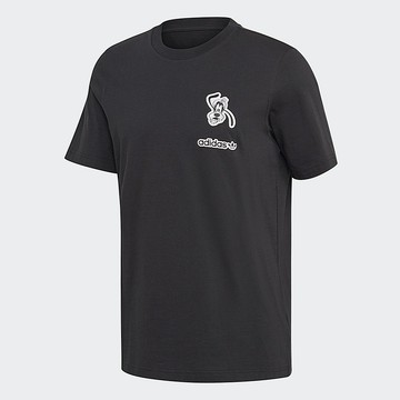 S.G ADIDAS ORIGINALS GOOFY GD6024 迪士尼 高飛 運動 休閒 T恤短袖 短T 男款 黑色