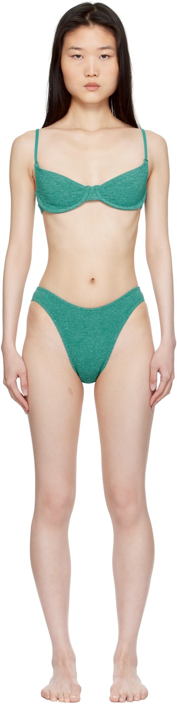 Bond-Eye 绿色 Gracie Balconette & Christy Brief 比基尼