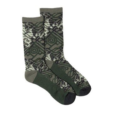 【西雅圖 KAVU】Moonwalk 保暖羊毛襪 自然墨紋 #1068