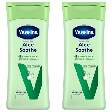 Vaseline 凡士林 潤膚乳液 蘆薈精華 200ml 保濕 身體乳  2件