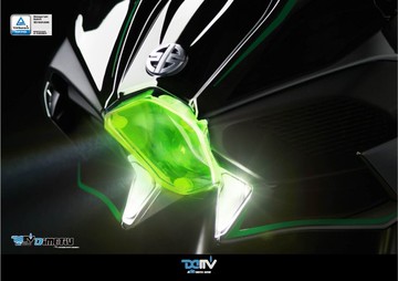 德國Dimotiv KAWASAKI 川崎NINJA H2 R 大燈保護目 鏡片 DMV