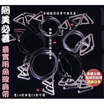 Onedays💋隱形魚線透明肩帶💋網美熱銷安心可調 高彈力 透明肩帶 可調式肩帶 掛脖 雙肩👙多款2色可選C892