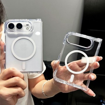 亞克力透明手機殼 磁吸手機殼 簡約保護殼 適用於 iPhone 18 Duo（Ultra）防摔殼 保護殼