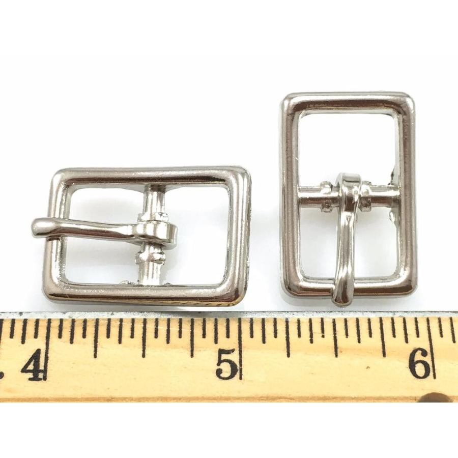 Center BAR Buckle Buckles Nickel Finish 25 Pcs by Dangerous Threads