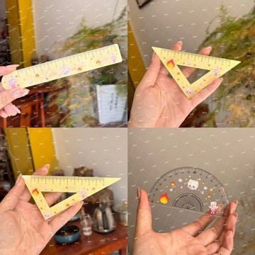 春季上新🌳桃園出貨🌳檀健次同款檀健次實用學習用品小炭火必備套尺測量工具直尺三角尺