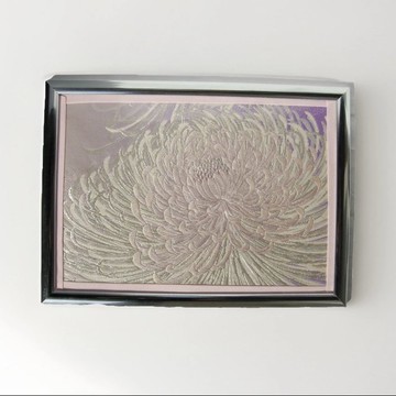 獨一無二 真絲和服袋帶藝術掛畫, 日本手作紡織裝飾面板