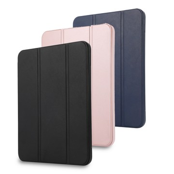 【LA137夢幻三折款】iPad Air 13吋 2024 平板保護皮套(休眠喚醒功能 內置筆槽)
