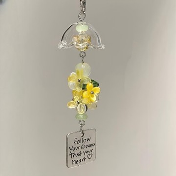 台灣現貨⭐桂花風鈴掛件 桂花香掛飾 風鈴掛件 少女背包掛飾 手機掛繩 吊飾 掛墜 車載裝飾 相機裝飾 畢業小禮物 批發