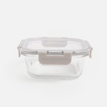 耐熱Tritan玻璃保鮮盒500mL 方形