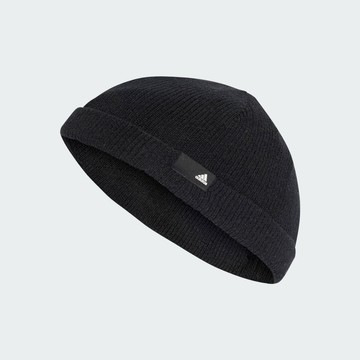 【ADIDAS】FISHERMAN 保暖帽 男女款 黑色 毛帽-IT4632