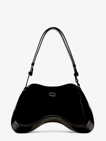 Recycled material shoulder bag with frontal oval-d logo - DIESEL - gender_Woman