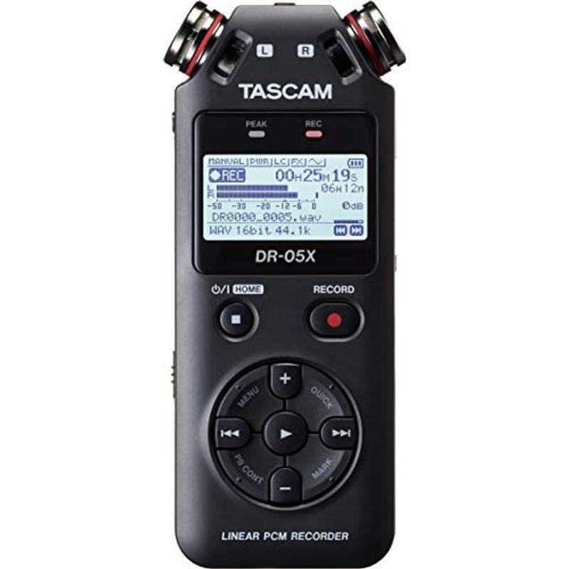 TASCAM タスカム USB オーディオインターフェース搭載 ステレオ リニアPCMレコーダー DR-05X