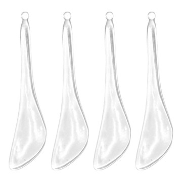 透明刮痧板 拔筋棒 面部提拉 緩解眼紋 塑造V臉  透明色  4個