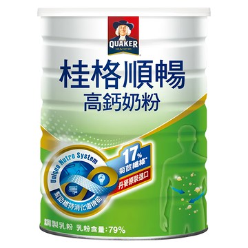 QUAKER 桂格 高鈣順暢奶粉  750g  1罐