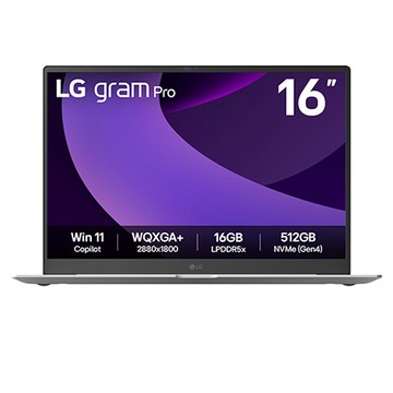 gram Pro 16'' Windows 11 OLED極致輕薄AI筆電 - 純淨白 (Intel® Core™ Ultra 7 255H) - 16Z90TP-K