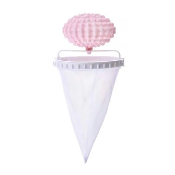 洗衣機過濾網 雙重作用 收納去污 加大濾網  櫻花粉  1組