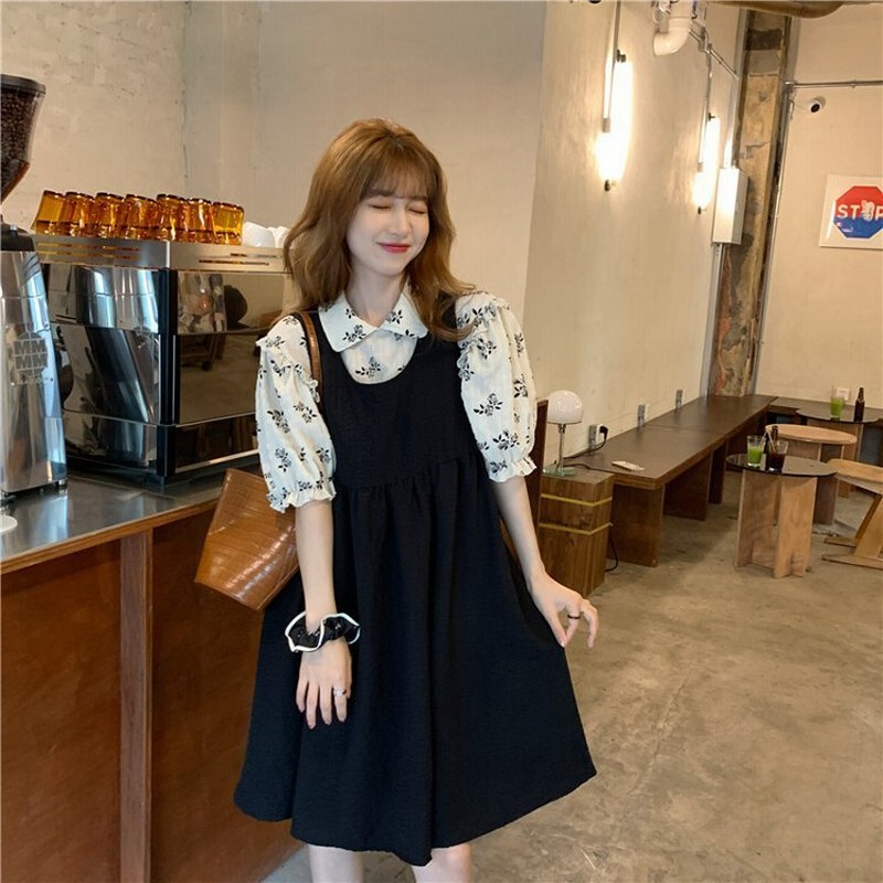 花柄シャツ ワンピース レディー ス 細見え 大人 可愛い 韓国風 カジュアル 通学 お出かけ 休日 普段使い デート 春 夏 10代 代 フリーサイズ モテ 通販 Lineポイント最大0 5 Get Lineショッピング
