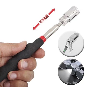 ⚡在臺24Н⚡強磁LED燈撿拾器伸縮桿 新手調筆形工具 可調吸鐵棒強力吸桿 磁性 DGZM