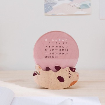 【過好日萬年曆-開心貓咪】無時效年曆 / 辦公小物