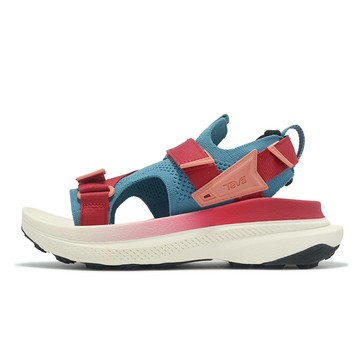 Teva 戶外涼鞋 W Aventrail 女鞋 紅 飛燕草藍 針織鞋面 緩衝 魔鬼氈 越野跑涼鞋 1156131LPR