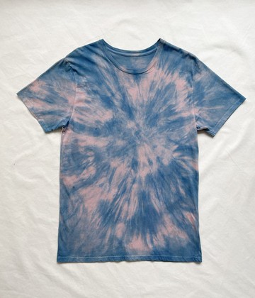 日本製造藍染藍染有機棉 JAPANBLUE aizome shibori Shibori 泥漿染料粉色日出