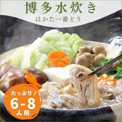 ふるさと納税 田川市 はかた一番どり　水炊きセット(6〜8人前)(田川市)