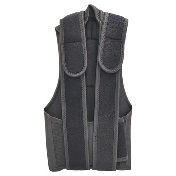 防駝挺胸支撐帶 背部可調美姿帶 黑色  M(腰圍80~95cm)  1件