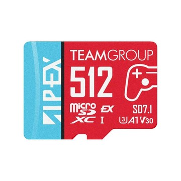NS2｜NS 周邊 Team 十銓 APEX SD7.1 MicroSD Express 記憶卡 512GB ( Nintendo Switch2 用 )