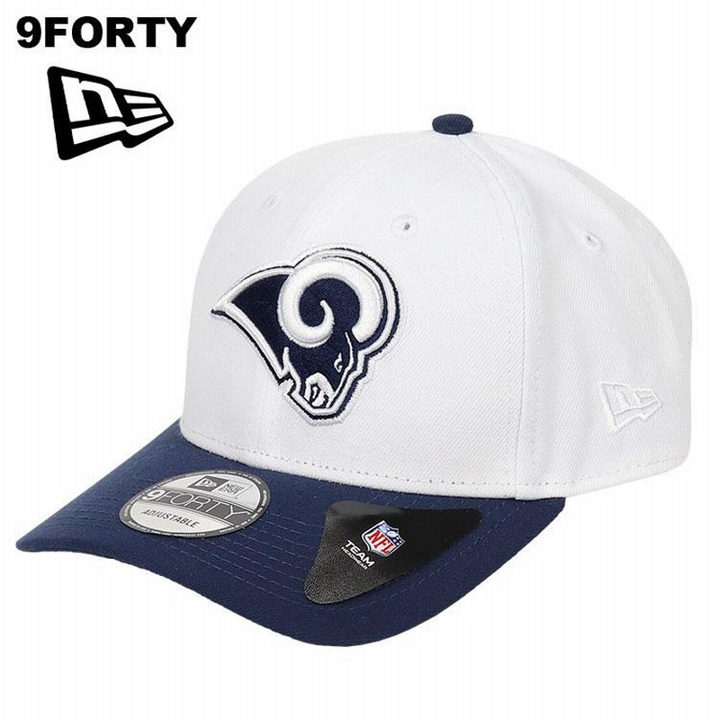 ニューエラ キャップ メンズ レディース 9FORTY ロサンゼルス・ラムズ NEW ERA LOS ANGELES RAMS NFL ロゴ 帽子  ブランド ツートンカラー | LINEブランドカタログ