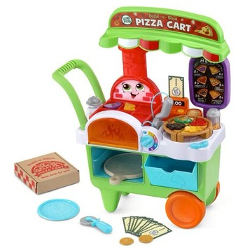 Leap Frog 窯烤披薩小老闆學習車 Build-a-Slice Pizza Cart  1個  65.8 x 54 x 21.8cm