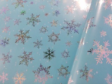 藍冰珠光雪花/瑞士Stewo包裝紙