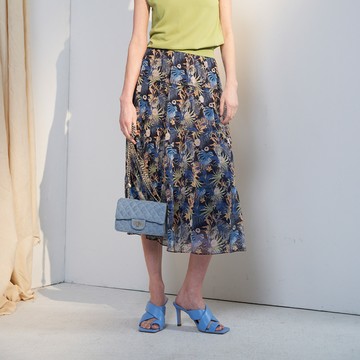 CLL巧玲瓏 叢林花卉層次感長裙 7540107