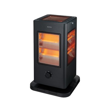 kinyo 五面取暖直立式電暖器 黑 EH-838