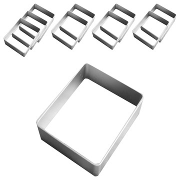 TRIARROW 三箭牌 正方形鳳梨酥模 Set 10個  4.6 x 4.6 x 2.3cm  1組