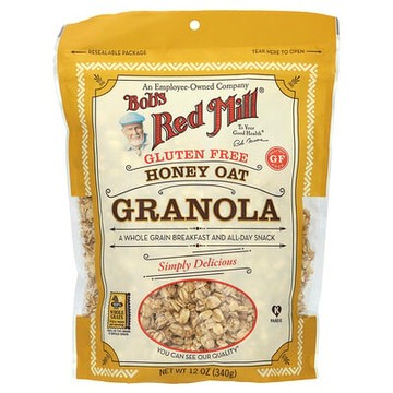 Bob's Red Mill, 蜂蜜格蘭諾拉麥片，無麩質，12 盎司（340 克）