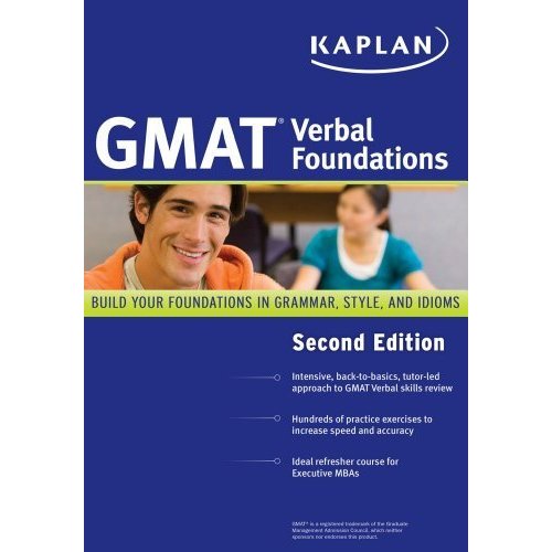 KAPLAN GMAT VERBAL FOUNDATIONS