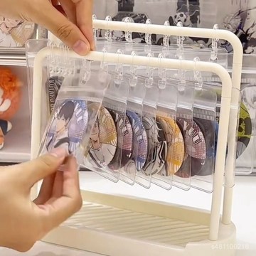 吧唧展示架 徽章收納架 高顏值吃穀好物 ins風 迷你吧唧立牌展示架吧唧立牌展示架 桌麵簡約首飾擺件 收納架ins風迷你