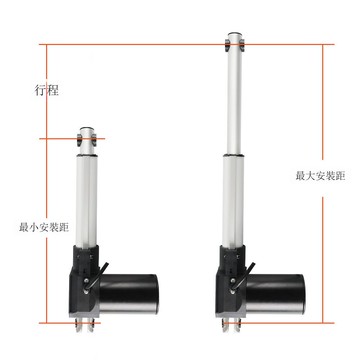 300mm行程工業電機電動推桿電動床輪椅支撐桿按摩椅沙發升降桿[DD2310001]