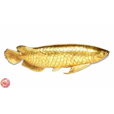 金龍魚 特大 銅製 招財 風水 金龍魚 アロワナ 新品 開運風水置物 激安