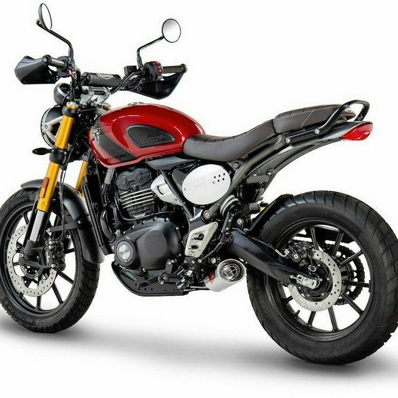 トライアンフ スクランブラー400X/スピード400 フルエキゾースト
