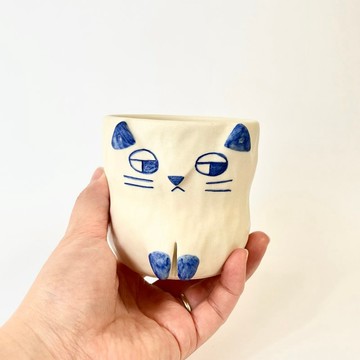 【日本作家手工】 貓咪杯
