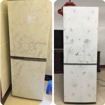 熱賣中衣櫃貼冰箱空調翻新貼紙傢俱翻新貼廚房防油貼櫥櫃自粘牆紙牆貼