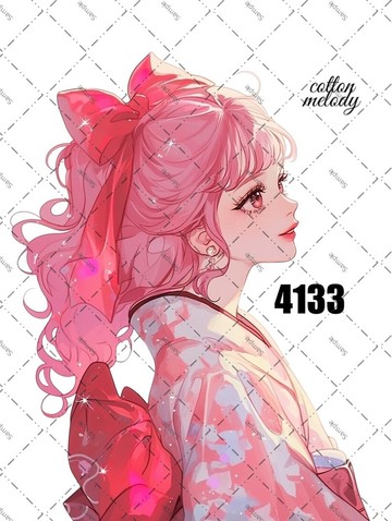 original sticker no.4133 人物貼紙 原創貼紙 原創人物貼紙 裝飾貼紙 cotton melody