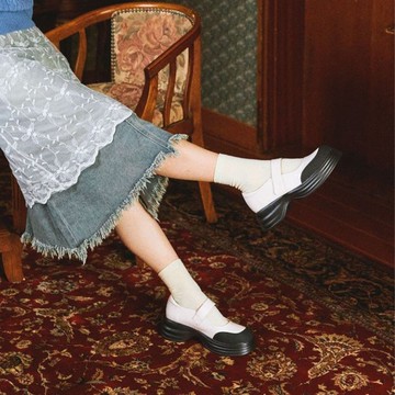 PRE-ORDER SPUR Odree Maryjane Flatform Loafer -UA9023IV