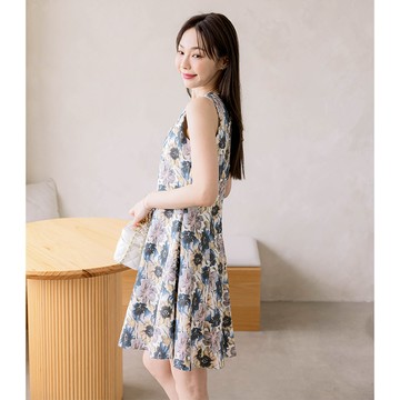 【SALE】​HS 理想田園短洋裝 混色