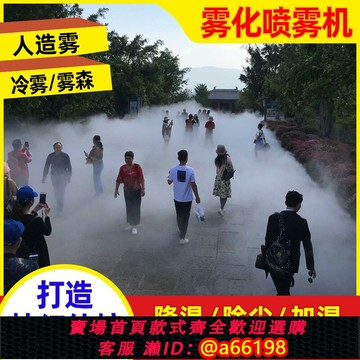 【台灣公司 可開發票】園林景區霧森系統人造霧機景觀高壓霧化噴霧機霧化噴淋降溫加濕器