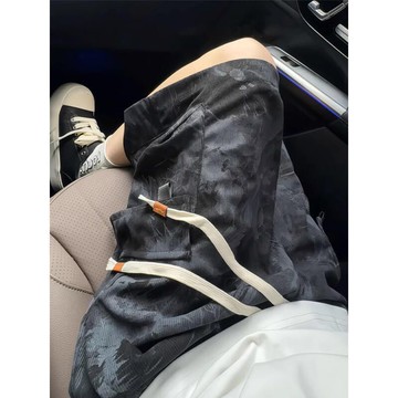 台灣現貨夏季新款男士潮牌工裝爆款美式休閑五分松運動沙灘