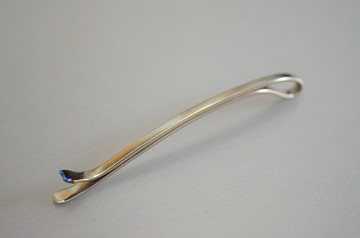 鈦髮夾・貓・65mm・藍色小耳朵鈦髮夾・原型B